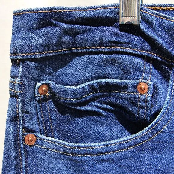 Levi's 511 Tall and Slim Fit Men's Dark Wash Jeans W36 x L36 - Picture 8 of 10